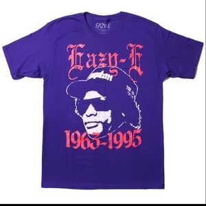 Eazy E Memorial 1963-1995 Rare Out Of Print TShirt Purple Pink Size XL